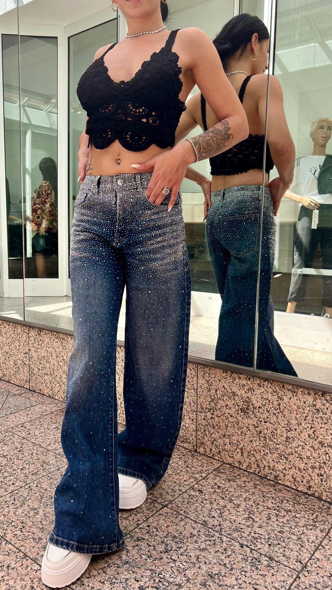 Jean Baggy à Paillettes