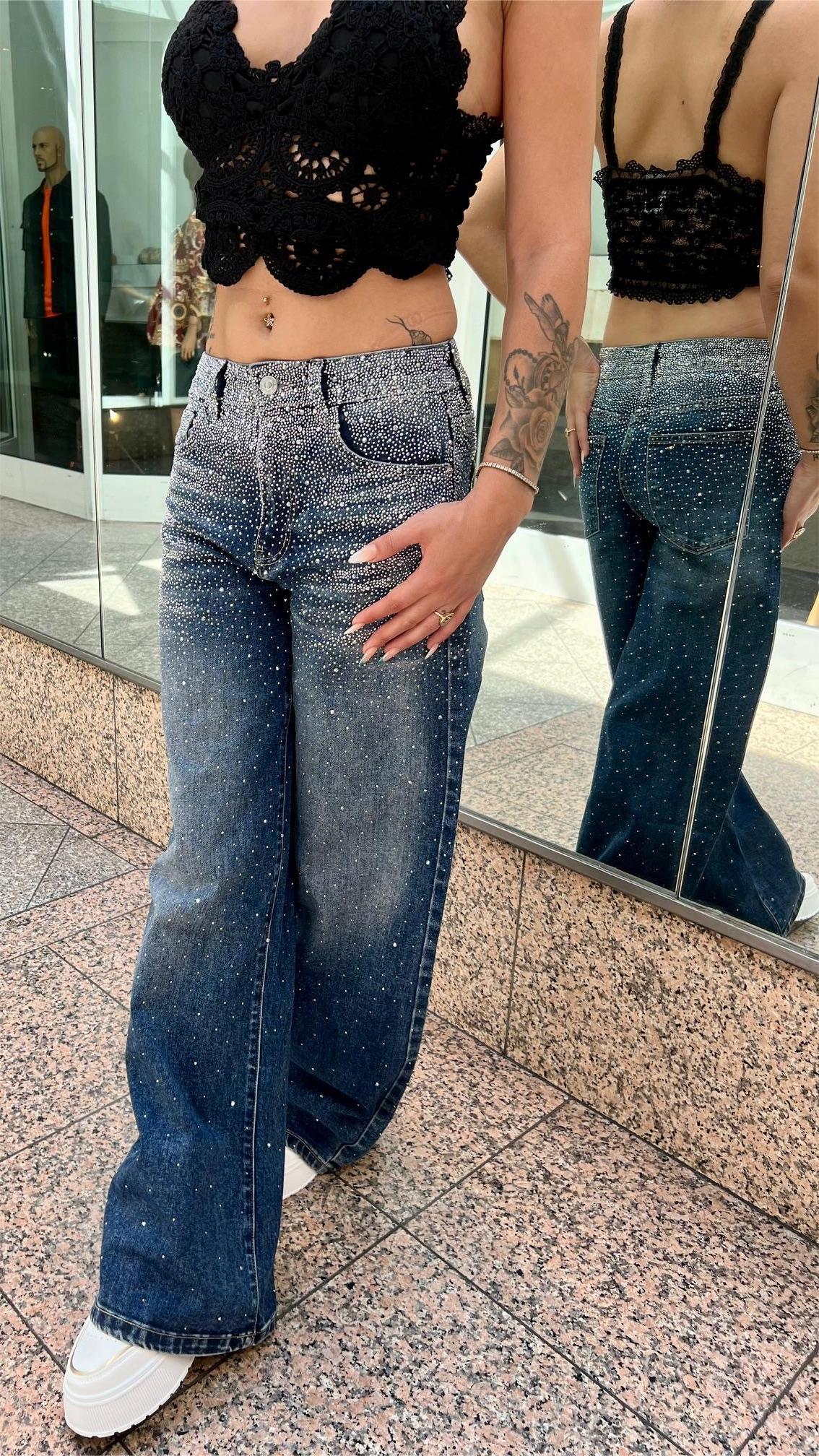Jean Baggy à Paillettes