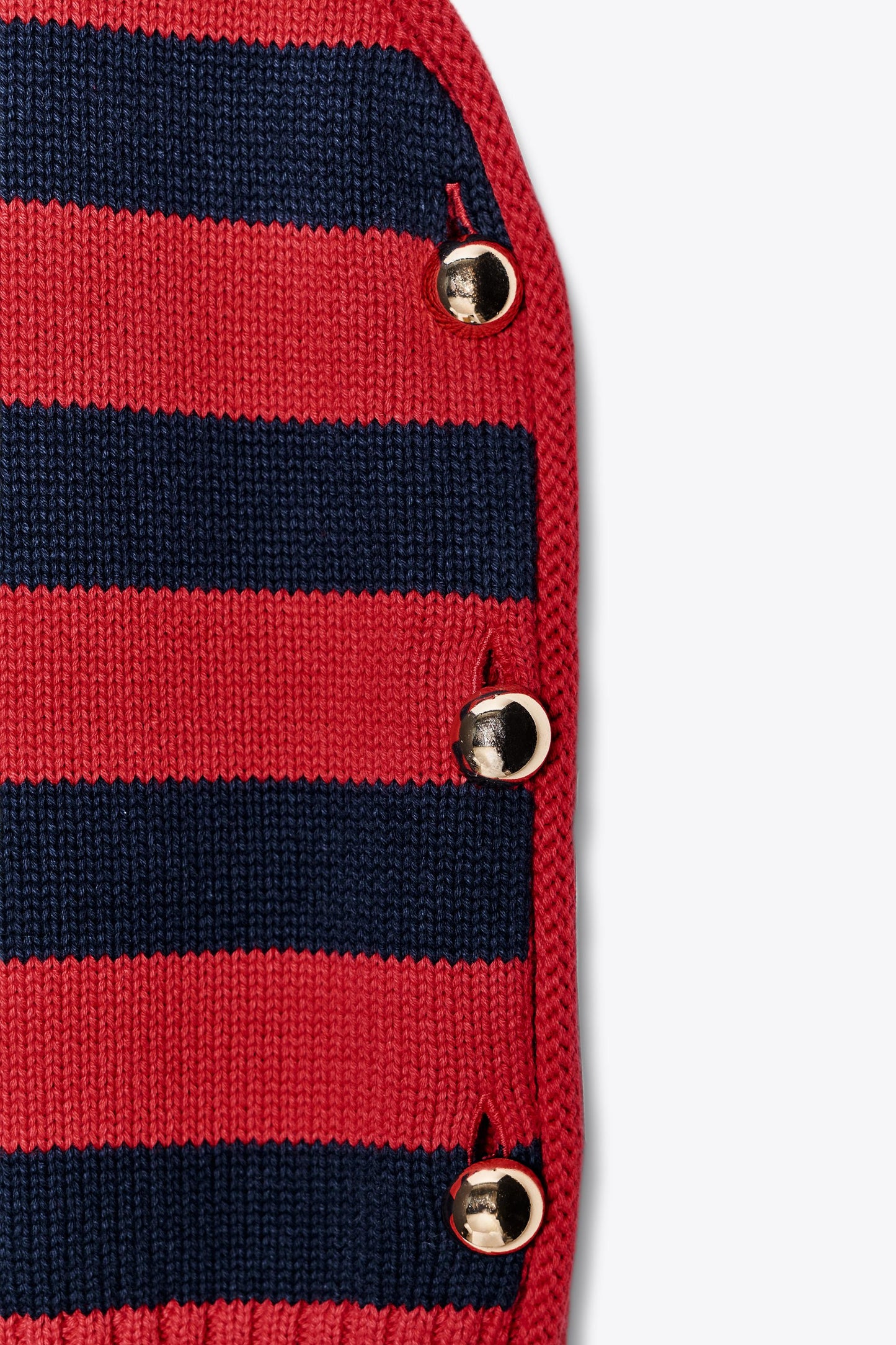 Top Gilet En Maille Boutons Latéraux