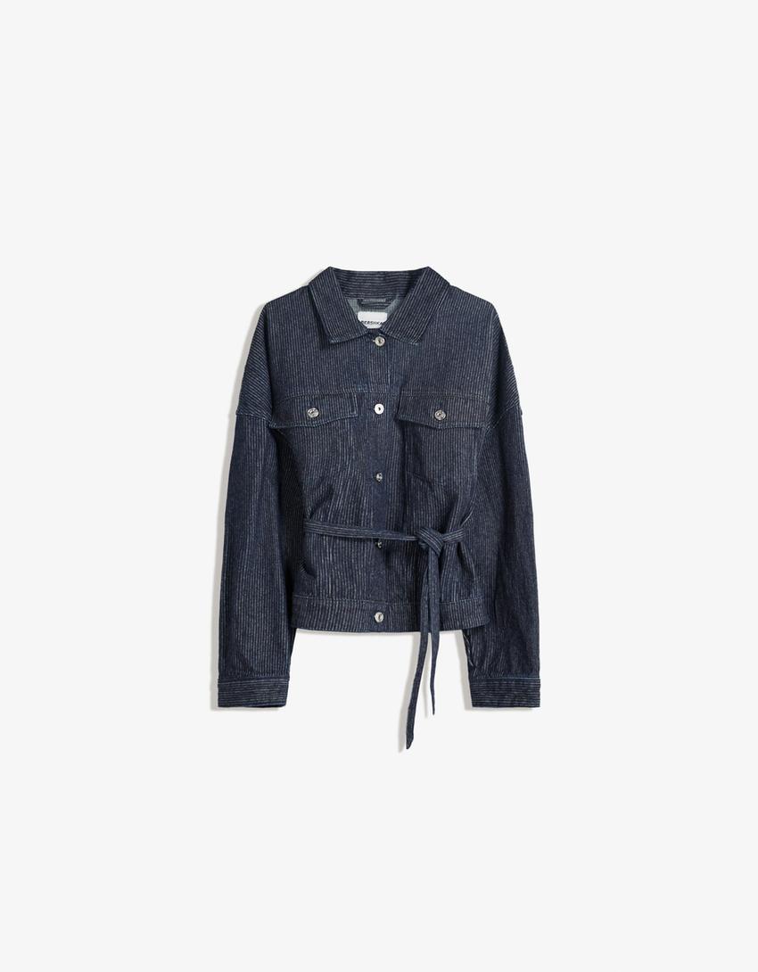 Veste En Jean Texturée