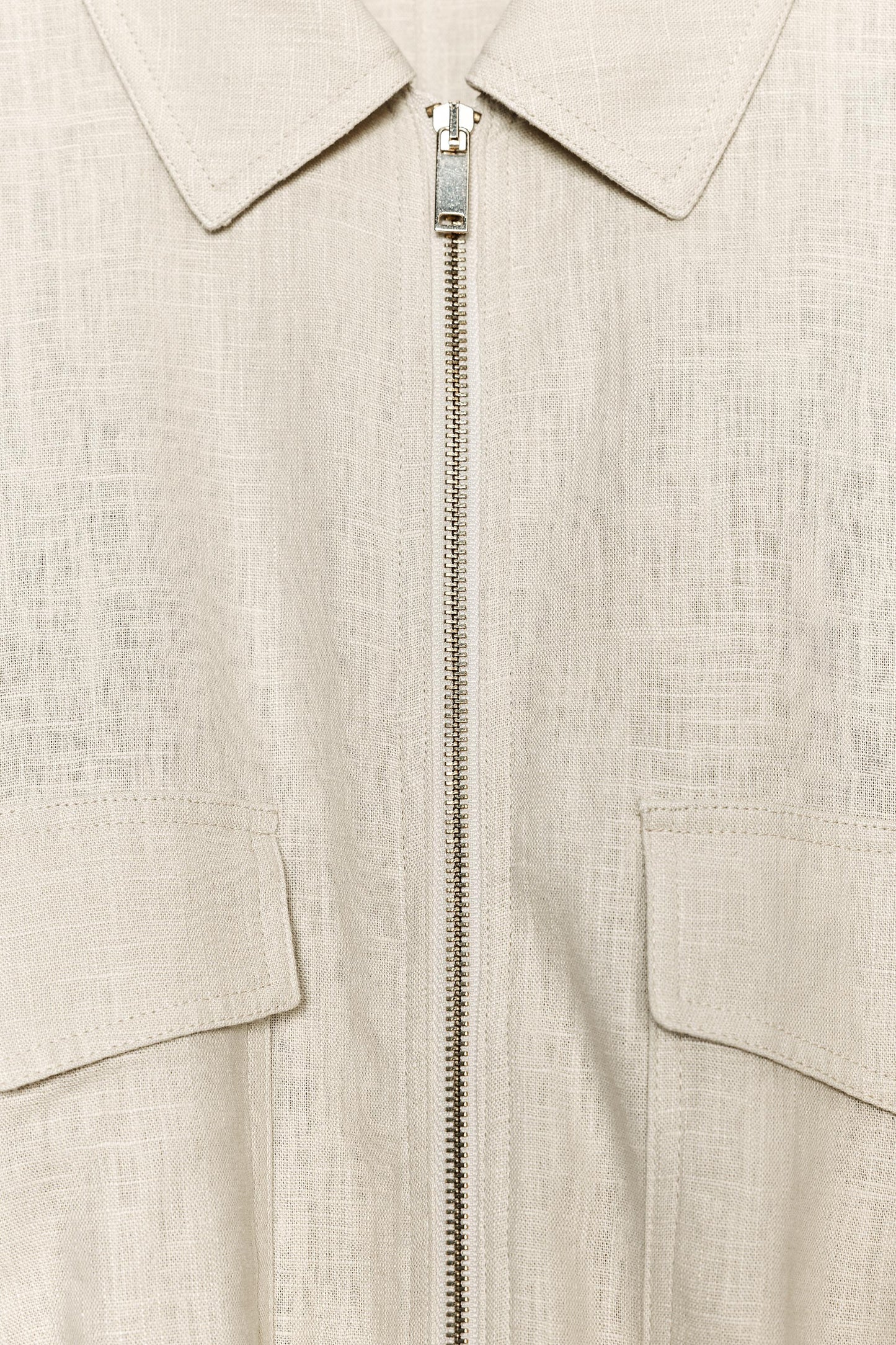 Veste Saharienne En Lin