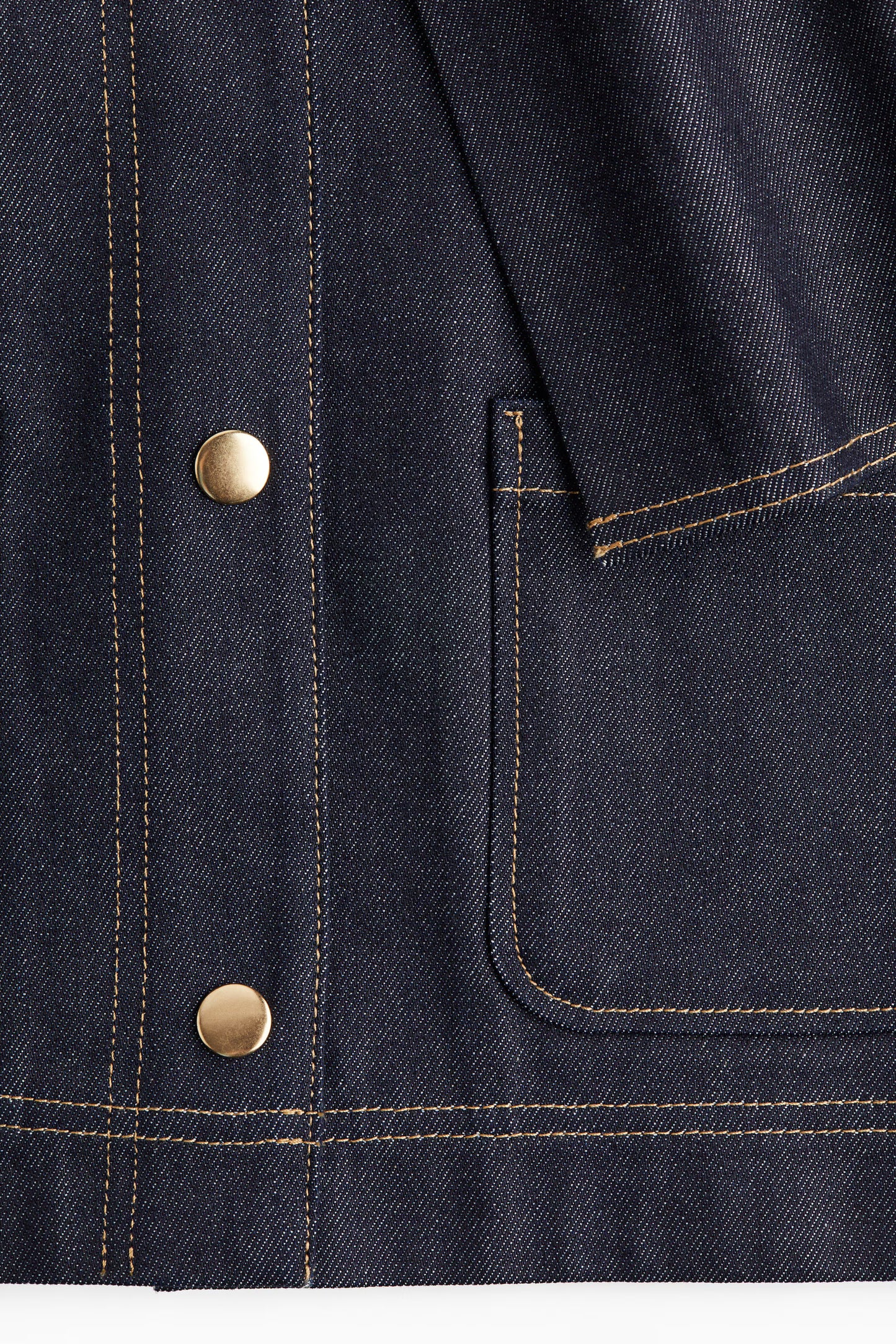 Veste En Denim Avec Détail Façon Cape